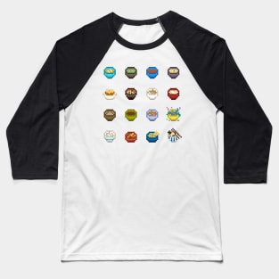 Pixel Soups & Dips Baseball T-Shirt